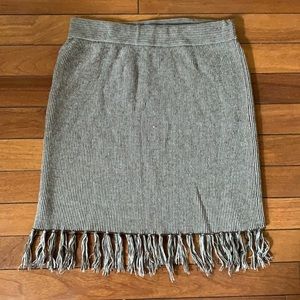 Tweeds brown striped skirt